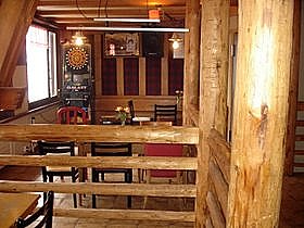 Lohnerbar Adelboden - Dartkasten im Fumoir